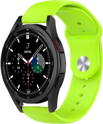Produktbild von Strap-it Samsung Galaxy Watch 4 Classic 42mm Sportarmband (HellGrün)