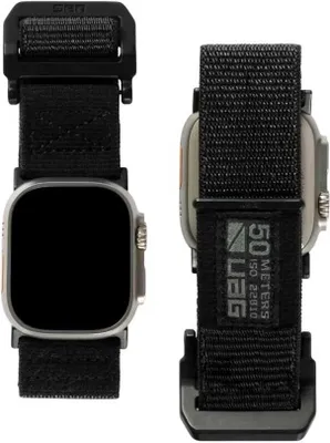 Obrázek produktu pro Urban Armor Gear 194004114032, Pásek, Chytré hodinky, Černá, Apple, Apple Ultra, 45/44/42mm, Černá