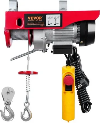 Image de Treuil électrique 125-250 kg, câble de 12 m, 510 W