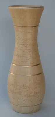 Produktbild von Handgefertigte Beige Keramik Bodenvase VERAO 50 cm für Trockenblumen