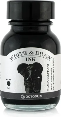 Produktbild von Write and Draw Ink 347 Black Elephant, Schreib- und Zeichentusche, 50 ml