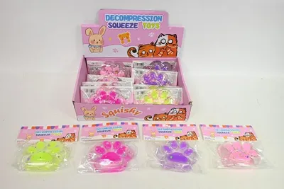 Zdjęcie produktu dla Gniotek Łapka Kota Psa Gniotki Antystresowe Dla Dzieci Sensoryczne Squishy