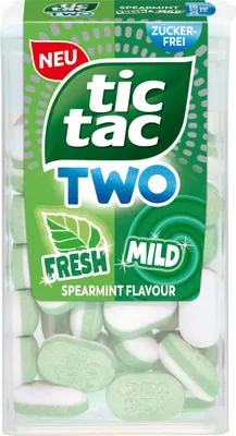 Obrázek produktu pro tic tac TWO Spearmint Fresh and Mild 38er harmonische Minznoten 38,5g