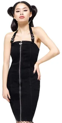 Image de Killstar - Robe crayon en denim - Modèle "Release Me L"