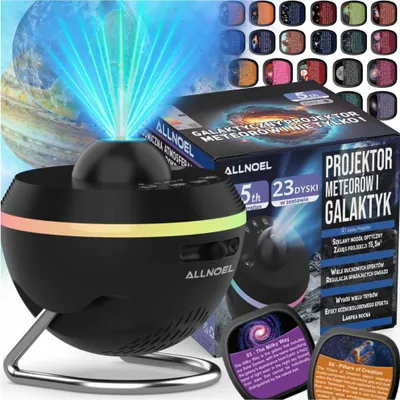 Produktbild von 4K Planetarium Sternenprojektor 360° 23 Scheiben, Rgb Nachtlicht, Meteoriten