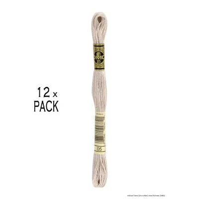 Produktbild von 12x DMC-Stickgarn Mouline Special 117MC -05, 6-fädig, 8m