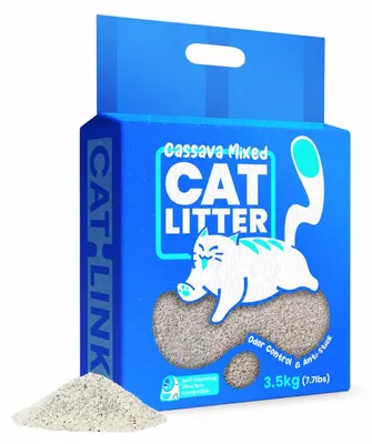 Produktbild von Katzenstreu Catlink Mixed Litter – schnelle Klumpenbildung, geruchsneutralisierend, 3,5 kg