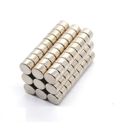 Productafbeelding van Neodymium magneet, 8 x 5 mm, schijfvorm, verpakking van 500 stuks