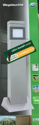 Produktbild von Ritos LED's Garden LED Wegeleuchte 4W 56cm silber Kaltweiß Tageslicht 6000K