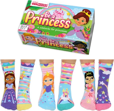 Produktbild von Be a Princess Prinzessin Oddsocks Socken in 27-30 im 6er Set