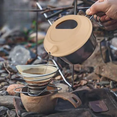 Produktbild von Silikondeckel zum Kochen und für Camping-Kochgeschirr
