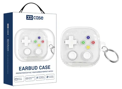 Obrázok produktu pre Puzdro s úplným krytím pre retro hry Samsung Galaxy Buds 4 / 4 Pro, plastové, 360 stupňov