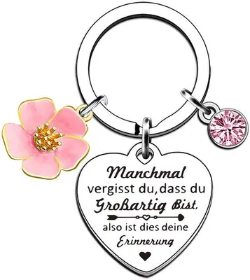 Produktbild von Persönliche Schlüsselanhänger für Frauen - Geschenke für Mutter, Freundin, Tante, Schwester und Kollegin, Geburtstagsgeschenke, Muttertag, Jubiläumsgeschenke, Weihnachtsgeschenke