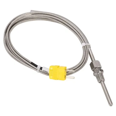Obrázok produktu pre Snímač teploty, termočlánkový snímač typu K, snímač teplotnej sondy, termočlánková sonda typu K, teplotná sonda 1/8 NPT, termočlánková teplotná sonda