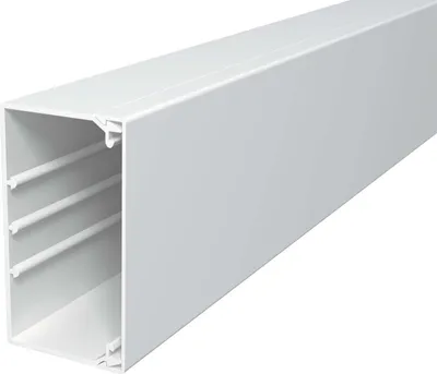 Produktbild von OBO WDK60110LGR Wand-u.Deckenkanal m.Bodenlochung 60x110x2000 PVC 6027121