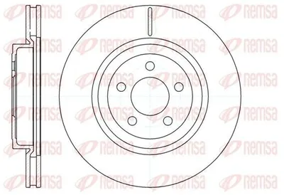 Produktbild von 2x REMSA Bremsscheibe 61269.10 vorne für CHRYSLER 300 C Touring (LX LE) 345mm