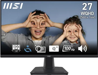 Immagine prodotto di MSI PRO MP275QDE, monitor LED - (69 cm (27 pollici), nero, WQHD, IPS, Adaptive-Sync, HDR, pannello a 100Hz) [classe energetica F] (9S6-3PC3CM-027)