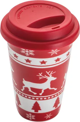 Produktbild von Trinkbecher mit Weihnachtsdesign / Füllvermögen: 400ml