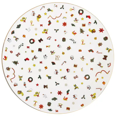 Produktbild von Taitù Noël Oro - Teller flach 31 cm