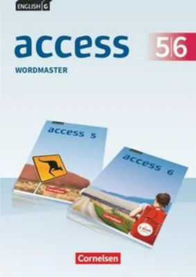 Obrázok produktu pre English G Access Band 5/6: 9./10. Schuljahr - Allgemeine Ausgabe - Wordmaster mit Lösungen