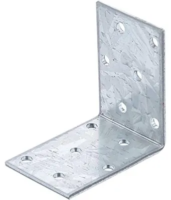 Image de Connecteur d'Angle 60 x 60 x 40 x 2,5 mm - Acier, Résistant et Pratique - D-Work
