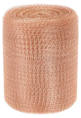 Kupfergeflecht 12,7 cm x 15 m, rostfrei, zur Schädlingsbekämpfung