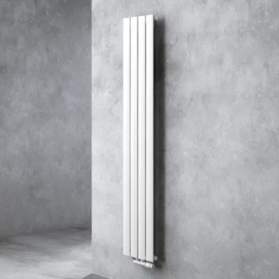 Immagine prodotto di doporro Radiatore Verticale da Bagno 180x31cm, Radiatore a Pannello Termoarredo da Parete e Pavimento in Acciaio, Bianco