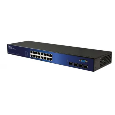 Produktbild von ALLNET ALL-SG8420M, Managed, L2, Gigabit Ethernet (10/100/1000), Vollduplex, Rack-Einbau, 19U