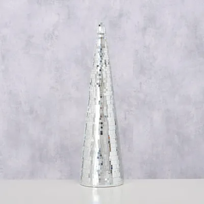 Produktbild von Boltze Home Weihnachtsbaum Disco Spiegelglas H39cm