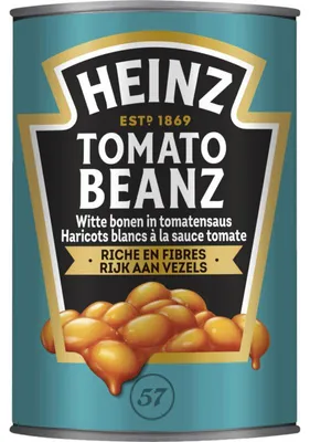 Image de Haricots tomates Heinz 415 g – fèves au lard copieuses dans une sauce tomate épicée