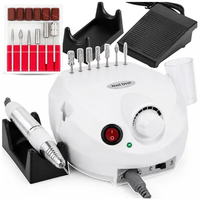 Produktbild von Nagelfräser für Maniküre Pediküre Professionell STARK 65W + Fräser