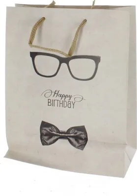 Produktbild von Geschenktasche Happy Birthday - ca. 17,5 x 9,5 x 22,5 cm