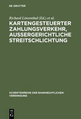 Produktbild von Kartengesteuerter Zahlungsverkehr, außergerichtliche Streitschlichtung