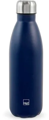 Produktbild von Thermosflasche aus Edelstahl 18/10, blaue Farbe, 0,75 cl.