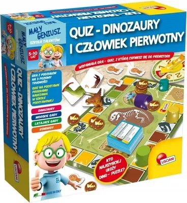 Image de Lisciani Je suis un génie Quiz Dinosaures 54374