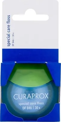 Immagine prodotto di Curaprox DF 846 filo interdentale per cure speciali 30 pz