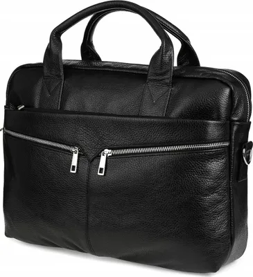 Produktbild von Beltimore Herren Ledertasche Groß Schwarz Laptop