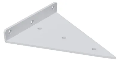 Produktbild von Regalhalterung Regalträger Regalhalter Regal Winkel Wand verdeckte Montage Weiß 170x270mm