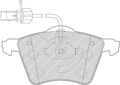 Produktbild von FERODO Bremsbeläge Satz Vorne für VW Transporter IV Bus (70B, 70C, 7DB, 7DK, 70J, 70K, 7DC, 7DJ) FVR1484