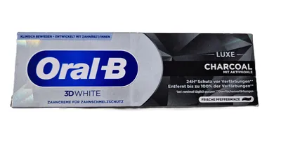 Obrázok produktu pre Oral-B  Luxe Charcoal s aktívnym uhlím – zubná pasta – starostlivosť o zuby 3D White