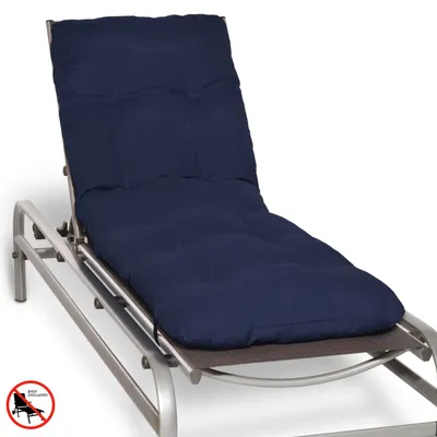 Produktbild von Beautissu Auflage Sonnenliege Deckchair Flair RL, 190x60x8 cm, Dunkelbrau