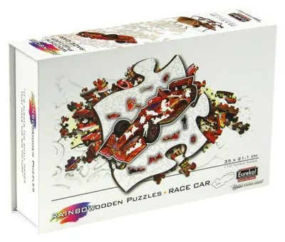 Immagine prodotto di Puzzle in legno colorato da 110 pezzi Formula 1 - EUREKA 3D