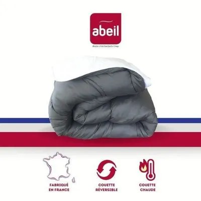 Obrázek produktu pro Pilota Abeil, lavabila in masina, calda, gri/alb, 240x260cm