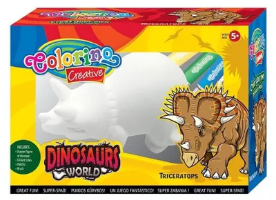 Produktbild von DINO Triceratops Colorino Kinder Kreativ-Set