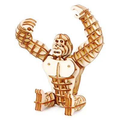 Obrázok produktu pre RoboTime drevené 3D puzzle Gorila