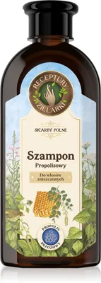 Zdjęcie produktu dla Szampon Propolisowy I Brzozowy Receptury Ziel Dla Włosów Zniszczonych 350 Ml