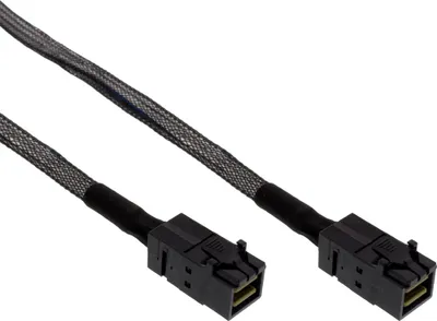 Image de InLine® 27625A Câble Mini-SAS HD, SFF-8643 à SFF-8643, avec Sideband, 0,5m