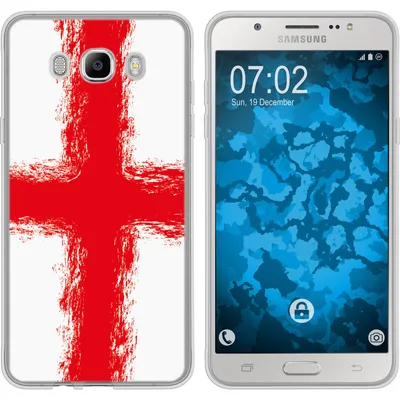 Produktbild von PhoneNatic Case kompatibel mit Samsung Galaxy J7 (2016) J710 Silikon-Hülle WM England M4
