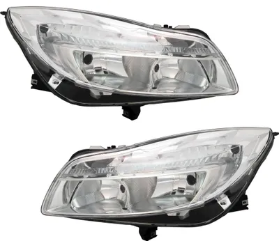 Produktbild von TYC Scheinwerfer Set für Opel Insignia A 2008-2013 Halogen H1 H7 Stellmotor LWR