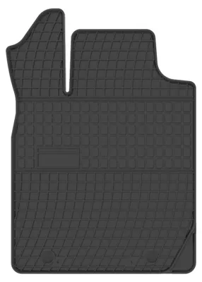 Produktbild von Fahrermatte Gummi für Dacia Sandero I 2008-2013 (Schrägheck) – Schwarz, passgenau – Wielganizator PRISMAT